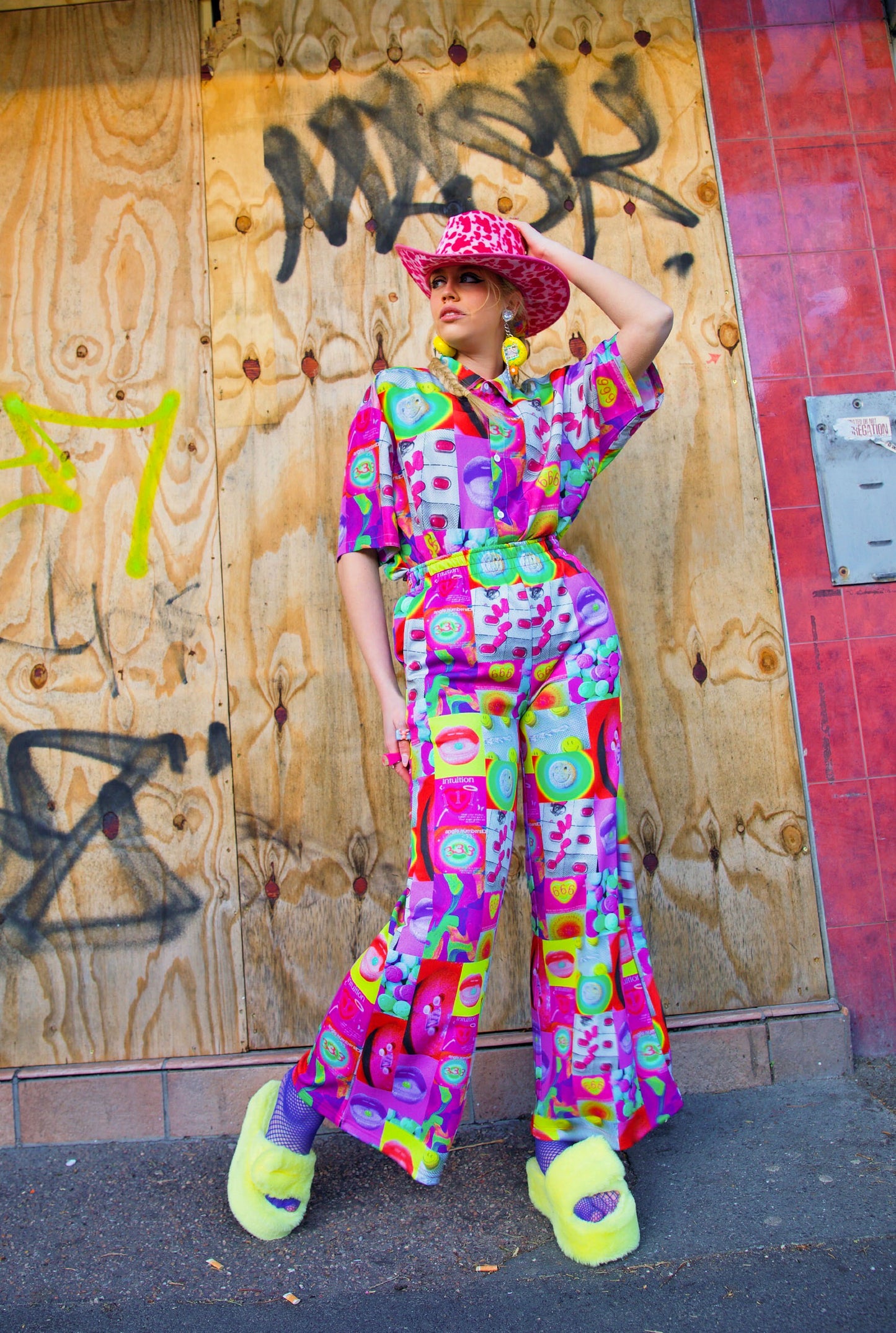 Sour Candy Wide Leg Trousers