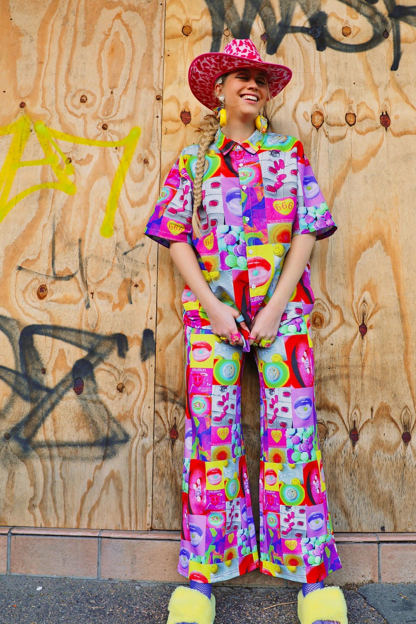 Sour Candy Wide Leg Trousers